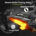 thumbnail image 4 of Acaige Universal 2PCS Motorcycle Turn Signals E11 Flowing Water Blinker Flashing Light, 4 of 5