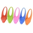 thumbnail image 2 of Methold Collar de perro con colgante luminoso para mascotas de silicona, etiquetas luminosas con cuello de seguridad brillante Suministros para perros naranja, 2 of 6