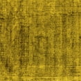 thumbnail image 1 of Ahgly Company Machine Washable Indoor Square Oriental Yellow Industrial Area Rugs, 4' Square, 1 of 4