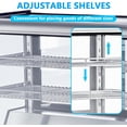 thumbnail image 3 of Commercial Display Refrigerator, 8.2 Cu.Ft. Pastry Display Cabinet, Beverage Merchandiser Display Fridge with LED Lighting, Rear Sliding Door, Automatic Defrost, Countertop/Floor Refrigerator, 3 of 7