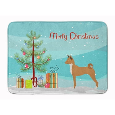 Telomian Christmas Machine Washable Memory Foam Mat