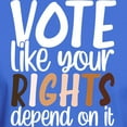 thumbnail image 3 of CafePress - VOTE Like Your Rights Depend On It T Shirt - Men's Classic Graphic Cotton T-Shirt, 3 of 4