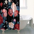 thumbnail image 4 of Pioneer Flower Floral Print Pattern Shower Curtain 36"x72" ,Bathroom Decorative Shower Curtains Set with 12 Hooks,Modern Waterproof Washable Shower Curtain, 4 of 6