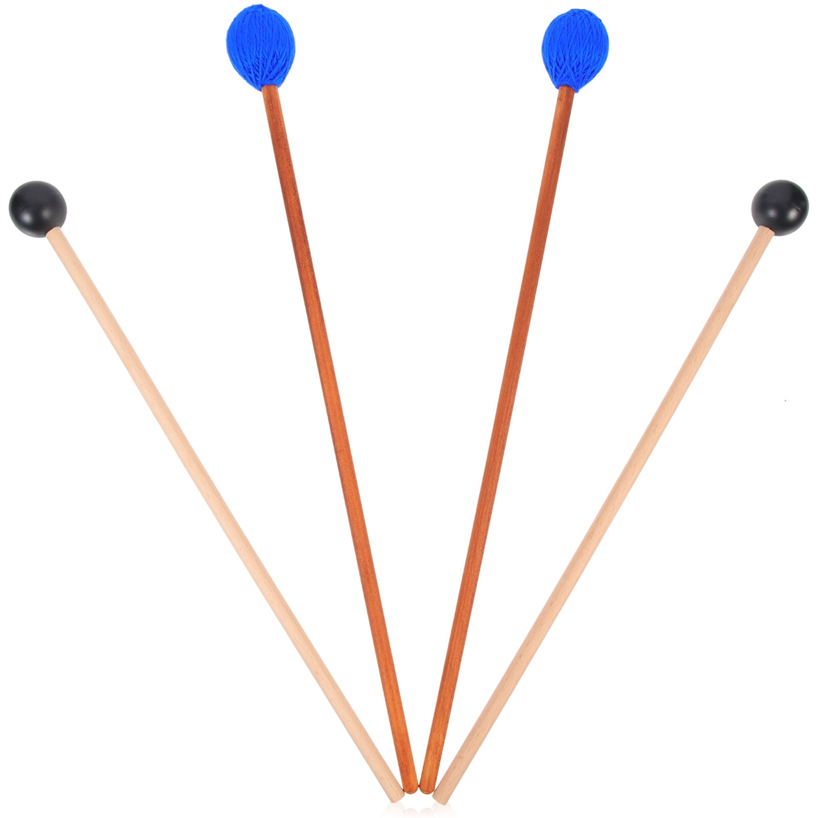 Percussion instrument mallets 2 Pairs Marimba Mallets Yarn Marimba