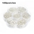 thumbnail image 4 of 1450 Pieces/Set Open Jump Rings Bangle 3-10mm Connectors Jewellery Findings DIY Crafting Handicraft Accessories Silver, 4 of 10
