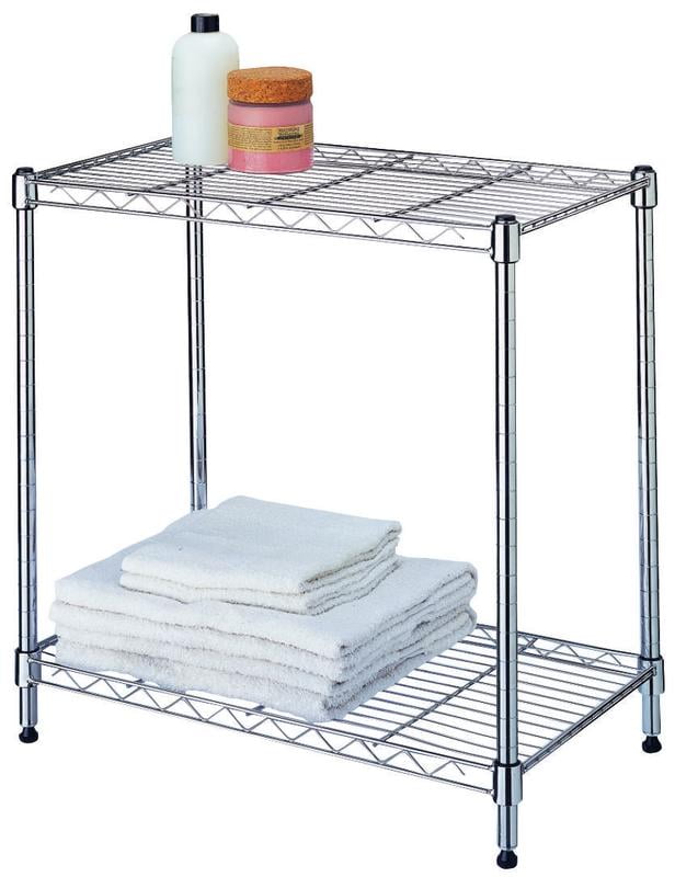 Simple Spaces 2Tier Shelf Stacker, 23 In L X 23 In W X 13 In D