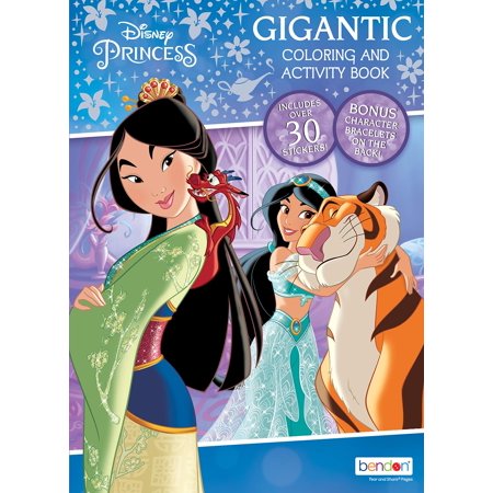 Disney Princess 192-Page Coloring and Activity Book with Stickers 46253