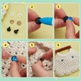 thumbnail image 4 of 50pcs Safety Eyes Cabochon Setting 12mm Craft Eye Bezel Tray with Plastic Washers for Amigurumi Puppet Crochet Plush Animal Making Work (Only Tray), 4 of 6