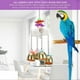 thumbnail image 4 of Cute Parrot Toy Bird Plaything Hanging Bell Bird Cage Decoration Accessories, 4 of 4