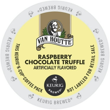 Van Houtte Chocolate Raspberry Truffle Coffee, Light Roast, K-Cup Portion Pack For Keurig K-Cup
