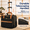 Black Brown-X-Large, variant on Black Large 17.3 Inch Rolling Laptop Bag Briefcase for Business Travel Commute