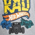 thumbnail image 4 of Camiseta Hot Wheels Big Boys, paquete de 3, gris/negro/rojo para niños de 14 a 16 años, 4 of 8