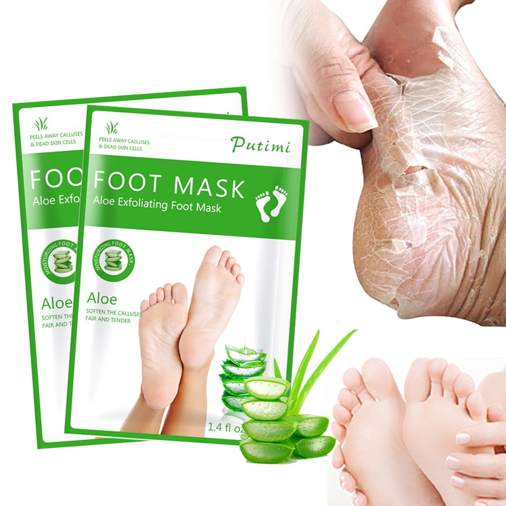 Oh K! Exfoliating Aloe Foot Peel Mask - 1.35 fl oz