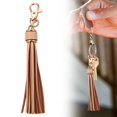 thumbnail image 2 of ZFSBZBS 4 Pcs PU Leather Tassels, 6 Inch Keychain Tassel Charm with Lobster Swivel for Jewelry Making, Handbag, DIY Crafts Brown, 2 of 7