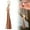Light Coffee, variant on 1 Pcs PU Leather Tassels, 6 Inch Keychain Tassel Charm with Lobster Swivel for Jewelry Making, Handbag, DIY Crafts,Silver