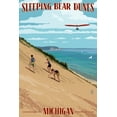thumbnail image 3 of Michigan - Sleeping Bear Dunes - Lantern Press Artwork (12x18 Gallery Wrapped Stretched Canvas), 3 of 4