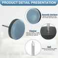thumbnail image 3 of 10Pack Furniture Slider, 1-1/8 Inch Round Adhesive Furniture Moving Pad, Sky Blue, 3 of 6