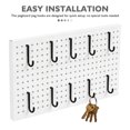 thumbnail image 3 of BESTYASH 20Ud Organizadores Para Pegboard Plástico Negro Para Colgar En Pared Con Moderno, 3 of 7