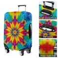 thumbnail image 5 of Tie Dye Colorful Flower Pattern Luggage Cover Fashion Suitcase Cover Baggage Covers Fit 25-28 Inch Luggage (Go Travel), 5 of 5