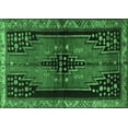 thumbnail image 1 of Ahgly Company Indoor Rectangle Persian Emerald Green Traditional Area Rugs, 2' x 4', 1 of 4