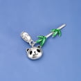 thumbnail image 3 of 925 Sterling Silver Panda & Bamboo Dangle Charm For Bracelets & Bangle Pendant Jewelry, 3 of 5