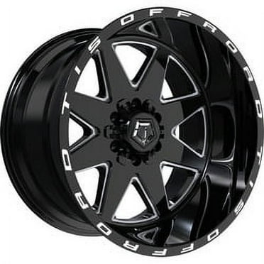 20x10 TIS 551BM Gloss Black Milled Wheel 6x5.5/6x135 (-25mm)