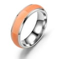 thumbnail image 2 of Opvise Simple Fashion Unisex Luminous Solid Color Glowing Ring Jewelry Accessory, 2 of 8