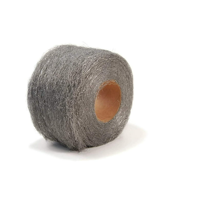 Coarse Stainless Steel Wool, 1lb Roll : : Tools & Home Improvement