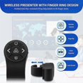 thumbnail image 5 of Wireless Presenter RF 2.4G Finger Ring Remote PowerPoint PPT Slides Clicker Pen Rechargeable, 5 of 5