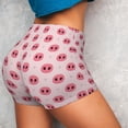 thumbnail image 4 of Balery Pig Noses Pantalones cortos de entrenamiento estampados para mujer, sin costuras, ajustados, para gimnasio, yoga, correr, deportes, ejercicio activo, fitness.-Medium, 4 of 8
