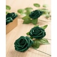 25Pcs Artificial Roses Flowers Fake Roses with Stems Real Touch Foam