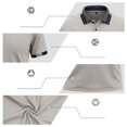 thumbnail image 6 of XAOFW Summer Polo Shirts For Man Fashion Ice Silk V Neck Short Sleeve Button Down Shirts For Everyday Wear Soft Tops S, 6 of 7