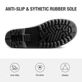 thumbnail image 4 of HISEA Men's Rain Boots Waterproof, Garden Fishing Outdoor Work PVC Boots, Durable Slip Resistant Boots for Agriculture and Industrial Working Black Size 11, 4 of 6