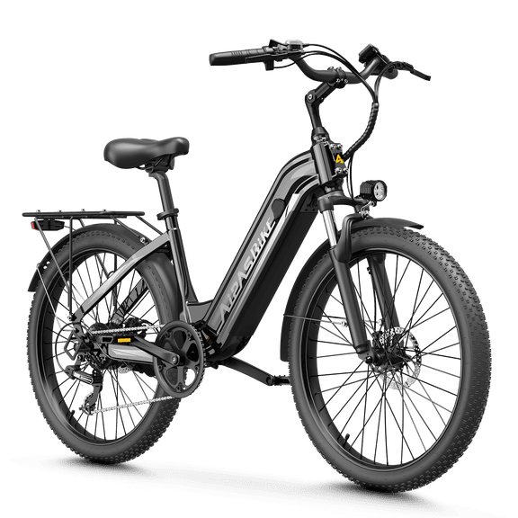 Aipas C1 Max 24" Electric Mountain Bike,500W Peak Motor, 48V 18Ah Removable Battery, 500LB Capacity, SGS UL 2849 Certification, Class 3