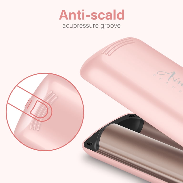 Aima Beauty, Hair Crimper, 2 Barrel, 1.25 inch Pink - Walmart.com