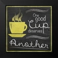 thumbnail image 2 of Gibbons, Lauren 15x15 Black Modern Framed Museum Art Print Titled - Another Yellow Coffee, 2 of 5