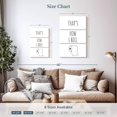 thumbnail image 3 of Elephant Stock How I Roll Pun Wall Art - Vertical Multi Panel Canvas - Bathroom Wall Decor - Inspirational And Typography Multi Panel - White And Decor - 14" x 23", 3 of 4