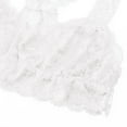 thumbnail image 4 of Wirefree T-Shirt Bra Women Lightly Lined Bra Feature V-Neck Padded Bra Style W-1818 White XL, 4 of 7