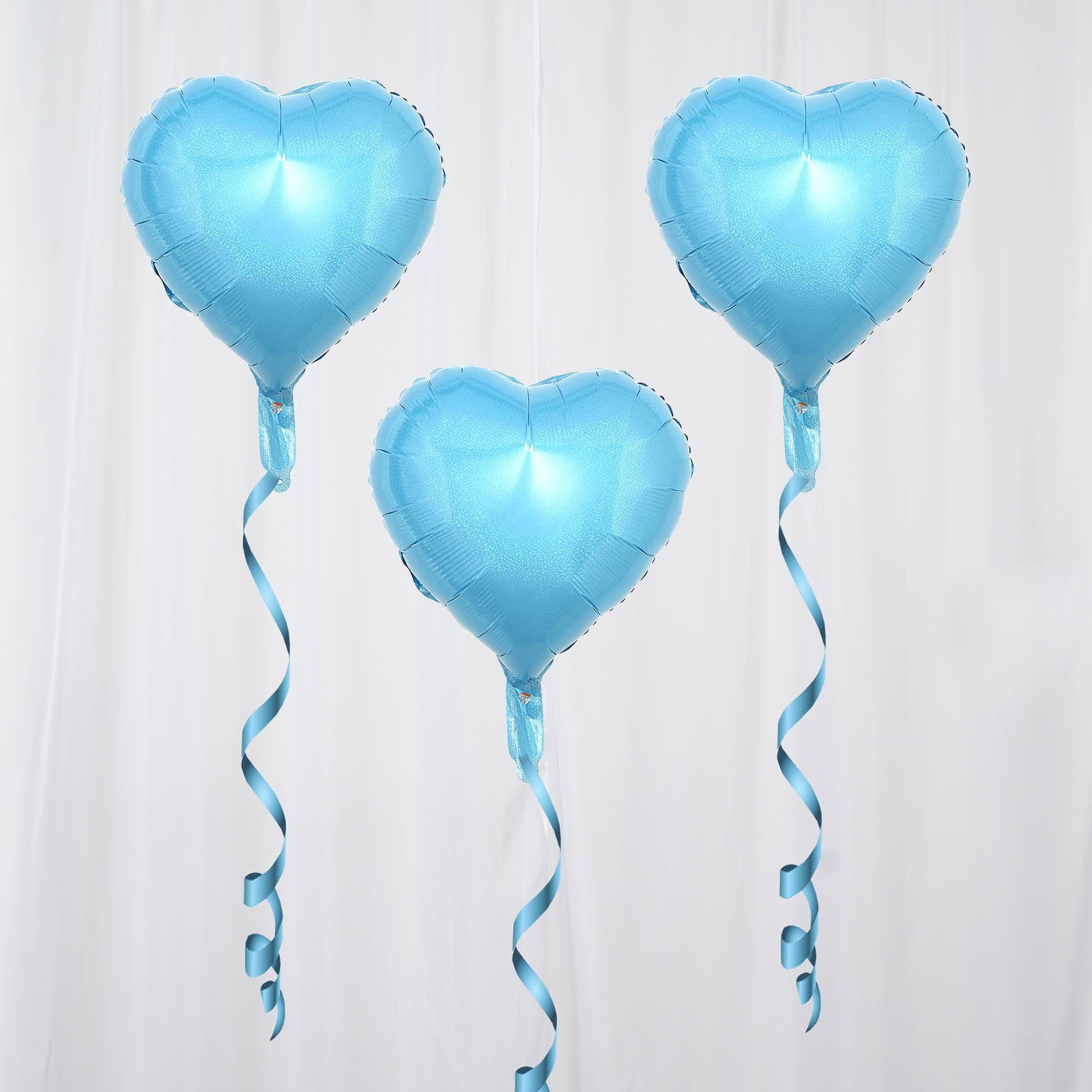 Efavormart 2 Pack 15" Aluminum Foil Heart Mylar Balloons Wholesale
