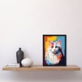 thumbnail image 4 of Ragdoll Cat Lover Gift Pet Portrait Orange Blue Purple Artwork Painting Artwork Framed Wall Art Print A4, 4 of 5