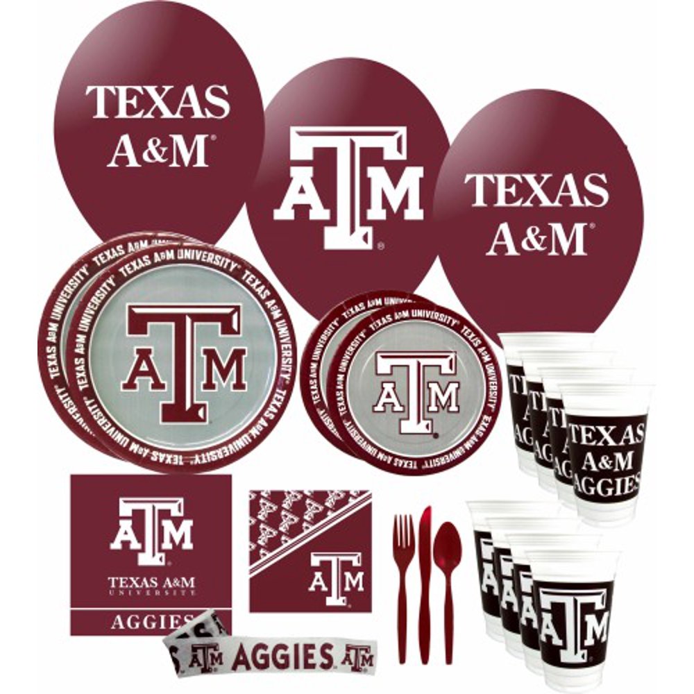 Texas A&M Aggies Party Supplies Pack 3