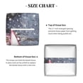 thumbnail image 5 of Yiaed Watercolor Winter Landscape For Christmas Print Tissue Box Cover, PU Leather Decorative Organizer for Tabletop, Bathroom, Car, Office Creative Decorative, 5 of 7