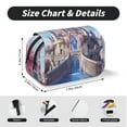 thumbnail image 5 of Sikiie Majestic Fantasy Castle Print Flip Double-layer Pencil Case, All-purpose Stationery Bag for Study and Office, Zipper Design, Unisex, 5 of 7