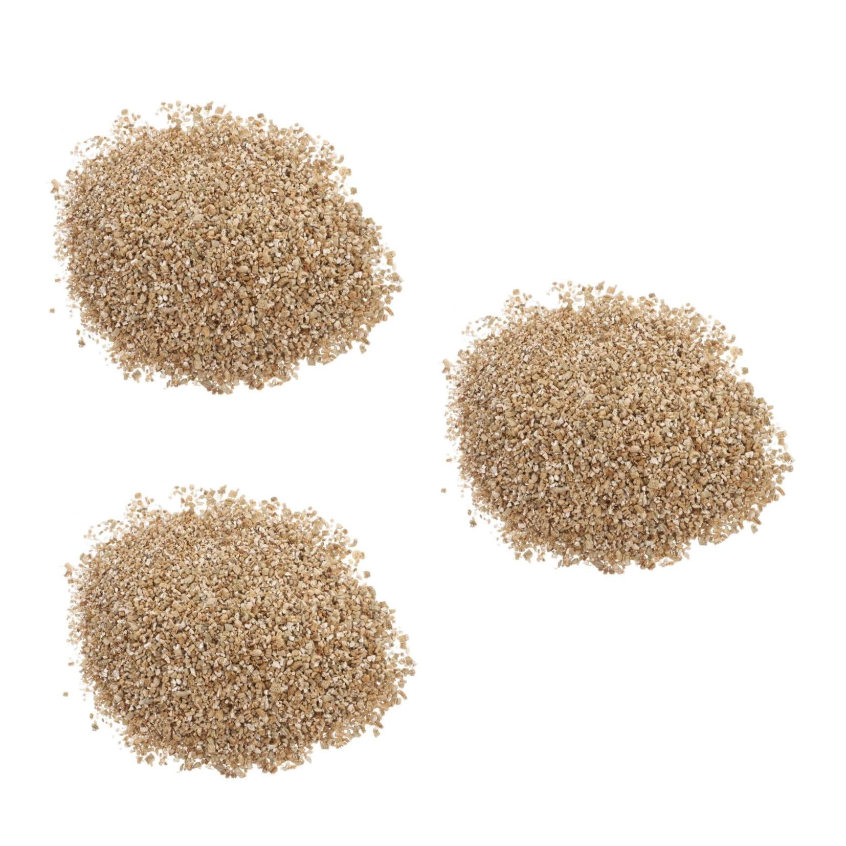 WHAMVOX WORGEOUS 3pcs Horticultural Vermiculite for Starting Mushroom Growing Fine Grade 3l Bag Bulk Gardening Vermiculite