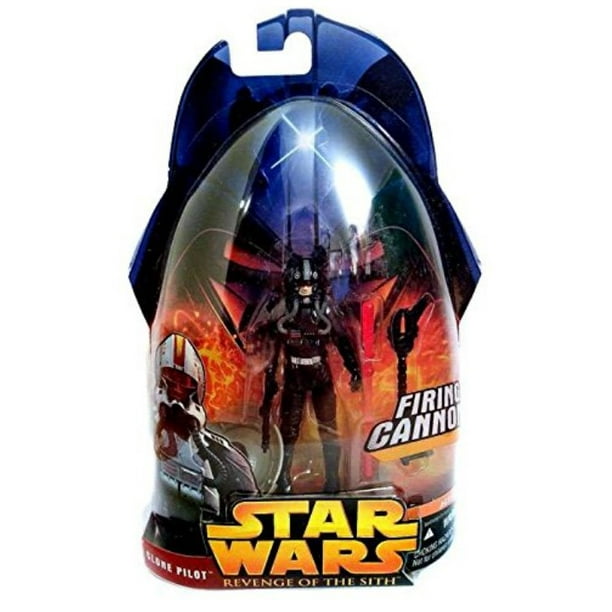 Star Wars Revenge of The Sith Clone Pilot Black Outfit Figure w/ Firing Cannon - Walmart.com