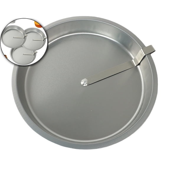 WNFJR 9.8" Easy Out Quick Release Cake/Pie Pan, Effortlessly Bake and Serve Perfect Cakes and Pies