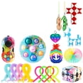 thumbnail image 1 of SUNSIOM Squeezing Decompression Toy Kit, Early Learning Fingertip Sensory Toys, 1 of 9