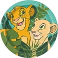 thumbnail image 2 of Lion King Birthday Baby Shower Party Supplies Bundle includes 16 Lunch Paper Plates, 16 Lunch Paper Napkins, 1 Dinosaur Sticker Sheet, 2 of 3