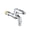 silver, variant on High Performances Exterior Water Tap Not Technology Large Flows Security Locking Cold Weather Faucet for Outdoor Use