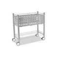 thumbnail image 5 of Vertiflex Open Top Rolling File Cart 4 Casters - Steel - x 28.3" Width x 13.8" Depth x 28.3" Height - Gray - 1 Each, 5 of 6